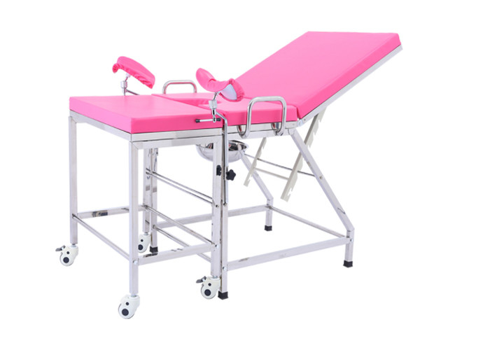 PU Leather Obstetric Delivery Bed Black Color 220V 50Hz Power Supply